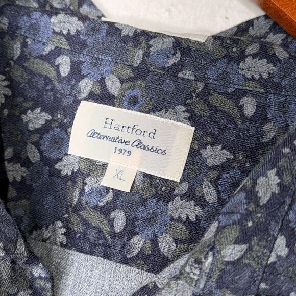 Hartford Sammy Button-Down Shirt Size XL - Picture 5 of 9